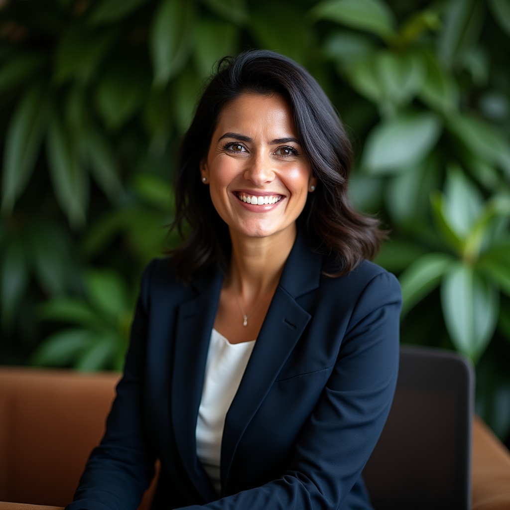 Financial educator and child development specialist, portrait